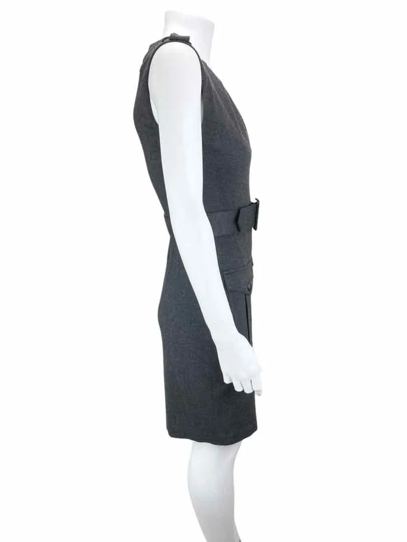 Trina Turk Women's Ponte Sheath Dress Charcoal Heather Size 0