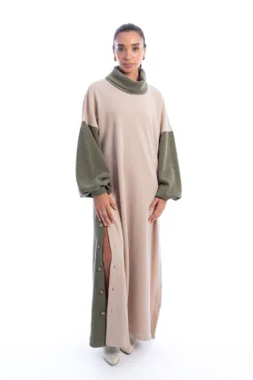 Two-Tone Knit Dress - Allura
