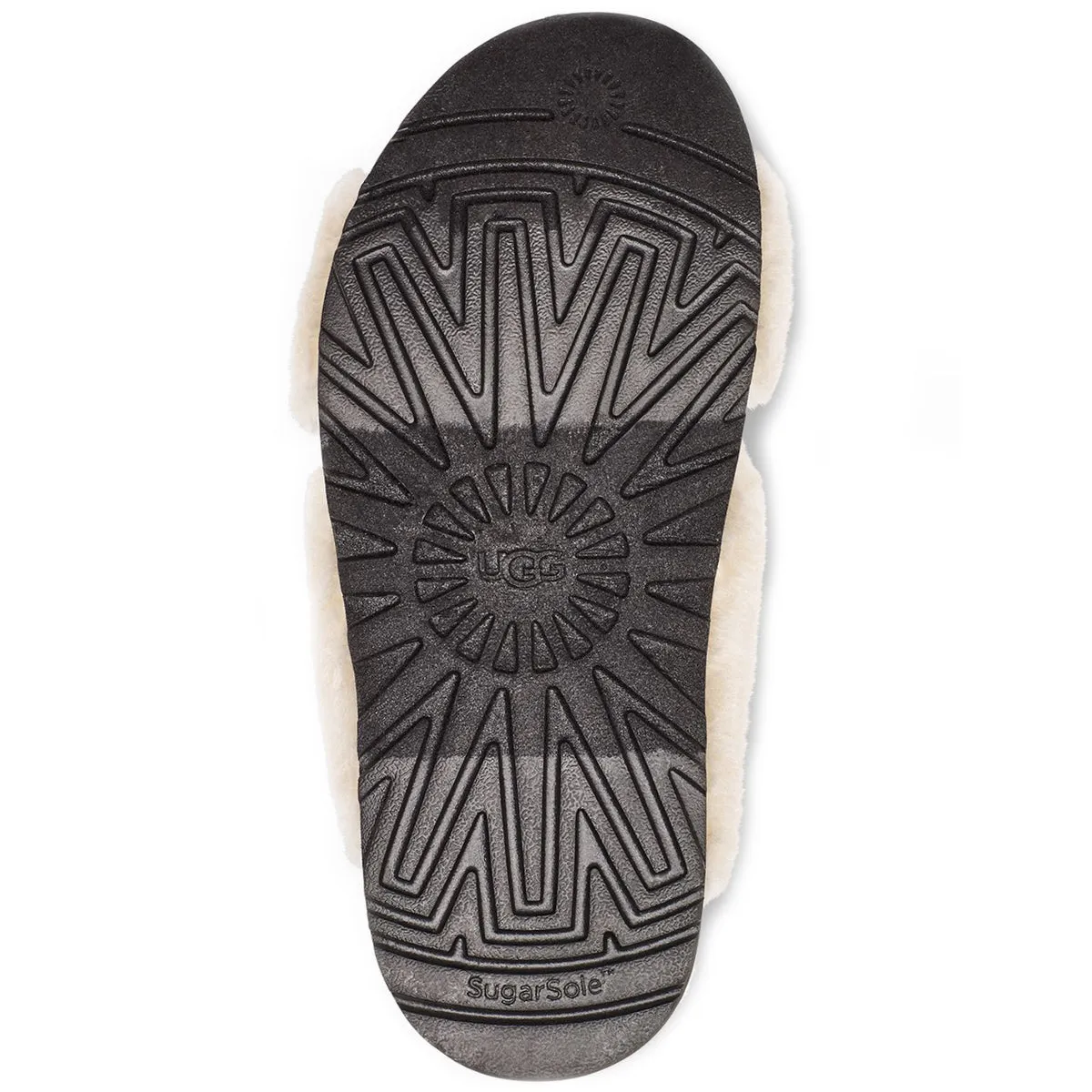 UGG Women's Australia Fuzz Sugar Cross Slide Slippers
