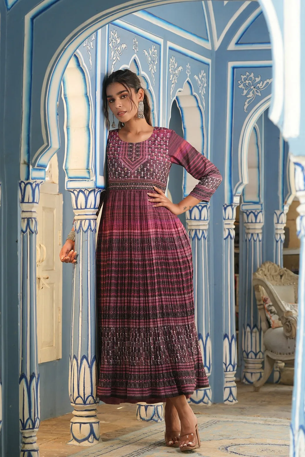 Women Multi Muslin Printed Kurta