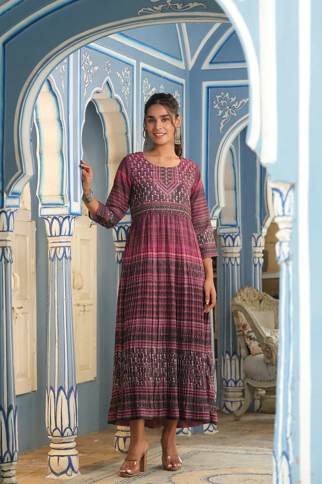 Women Multi Muslin Printed Kurta