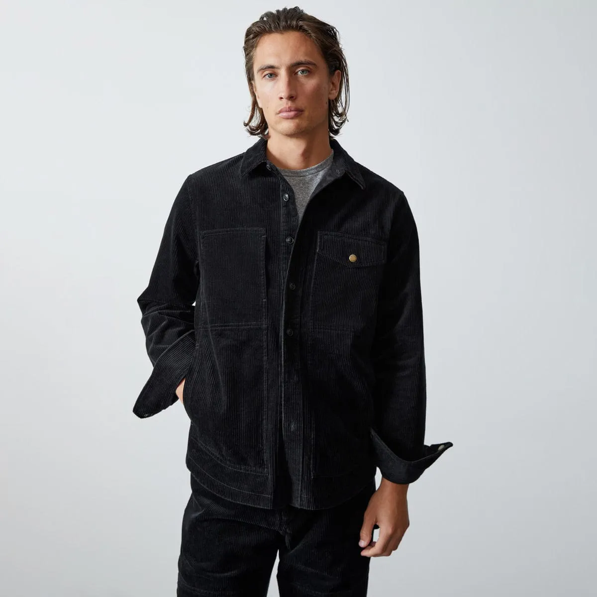 X TODD SNYDER CORDUROY WELDER SHACKET