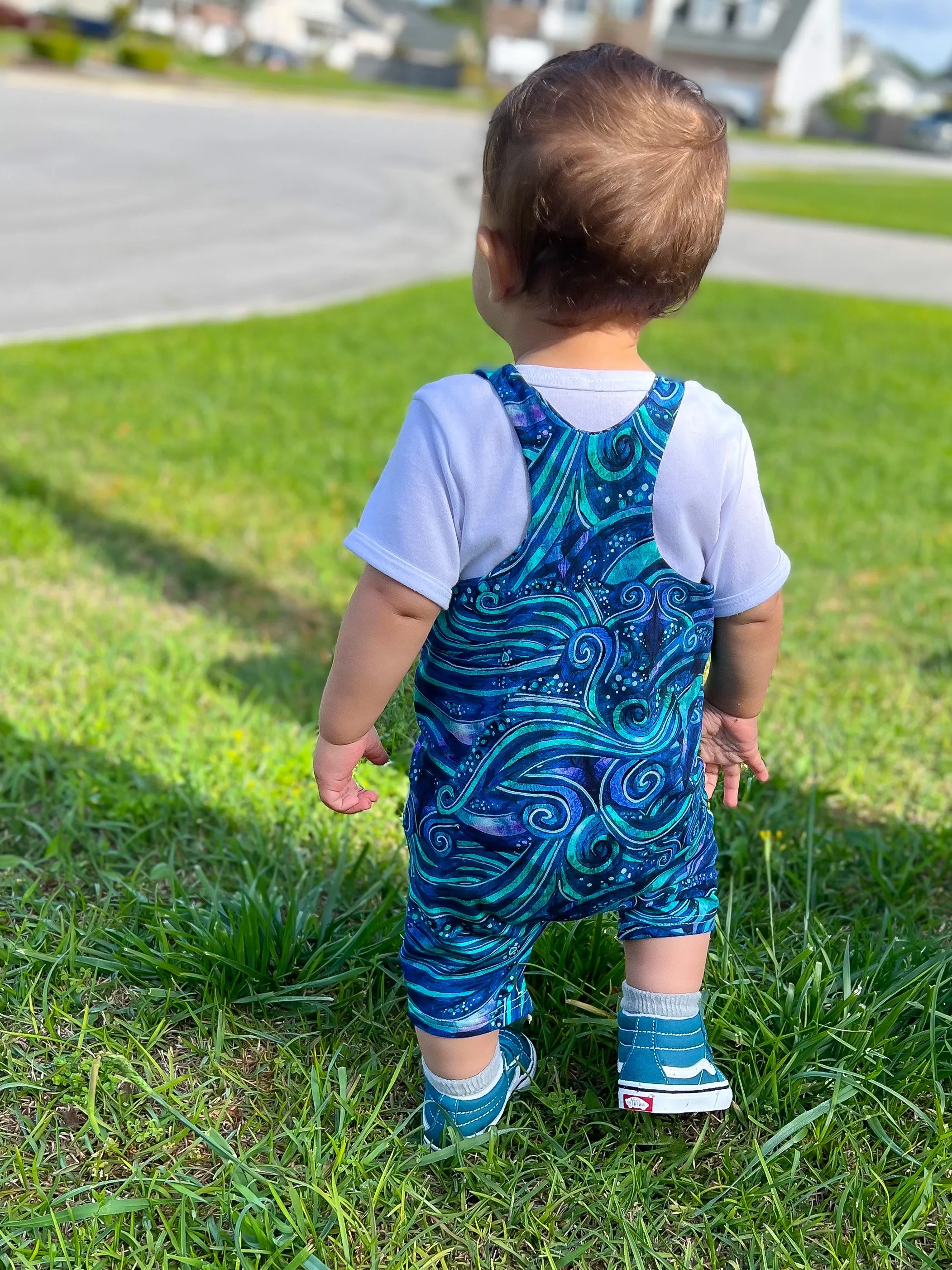 Youth Everest Overalls and Dress Digital Sewing Pattern Sizes NB-12Y