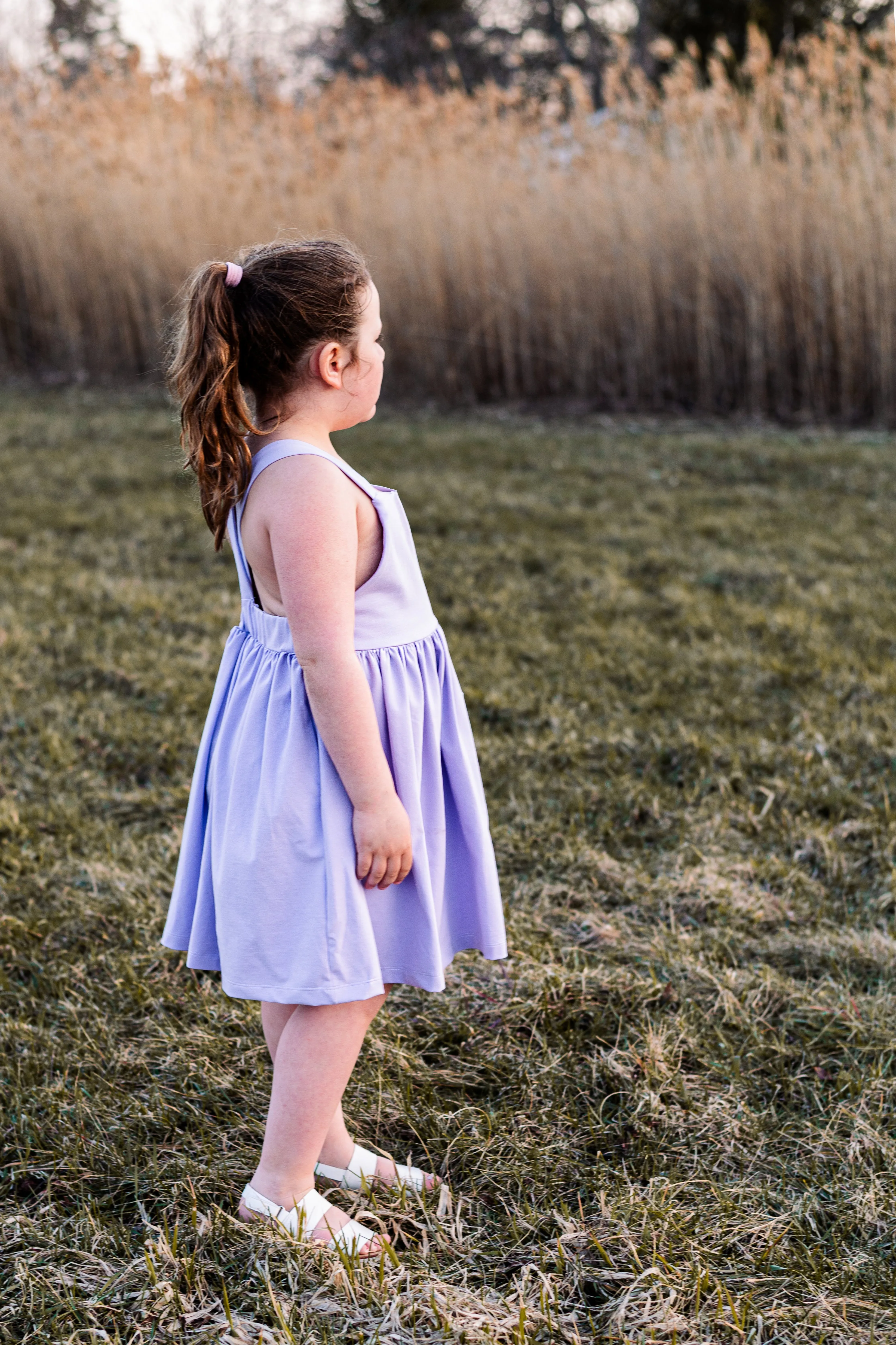 Youth Everest Overalls and Dress Digital Sewing Pattern Sizes NB-12Y