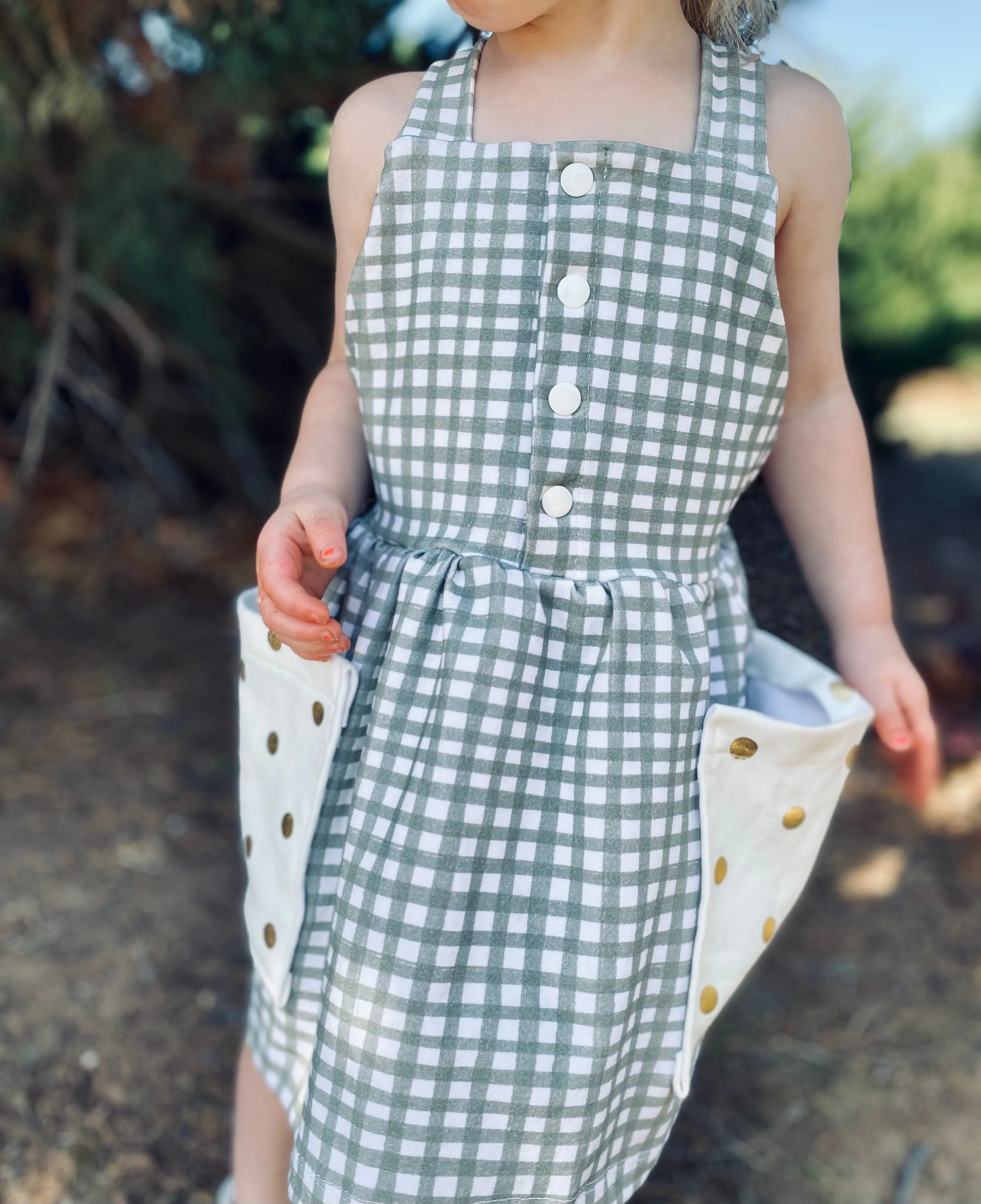 Youth Everest Overalls and Dress Digital Sewing Pattern Sizes NB-12Y