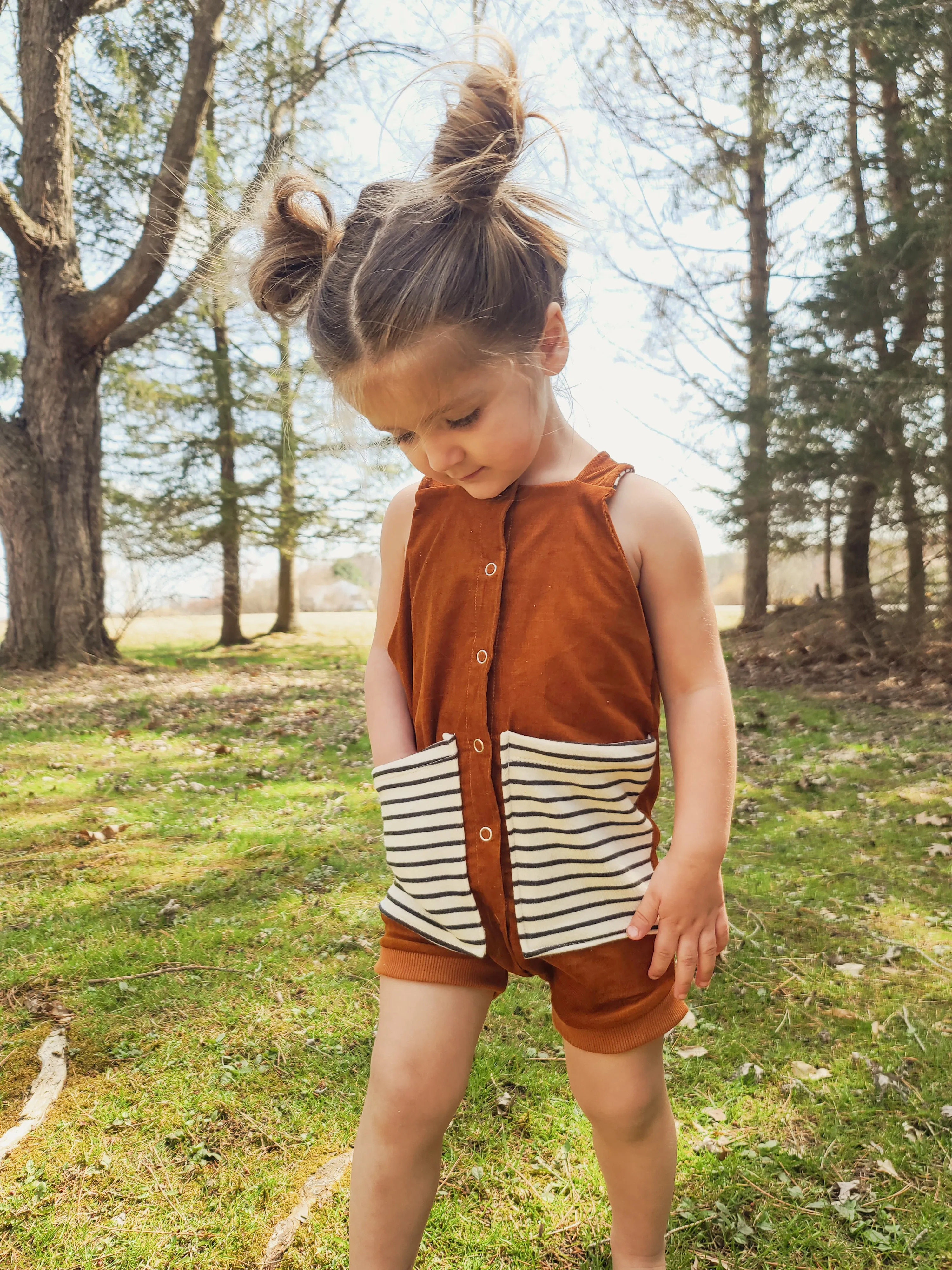 Youth Everest Overalls and Dress Digital Sewing Pattern Sizes NB-12Y