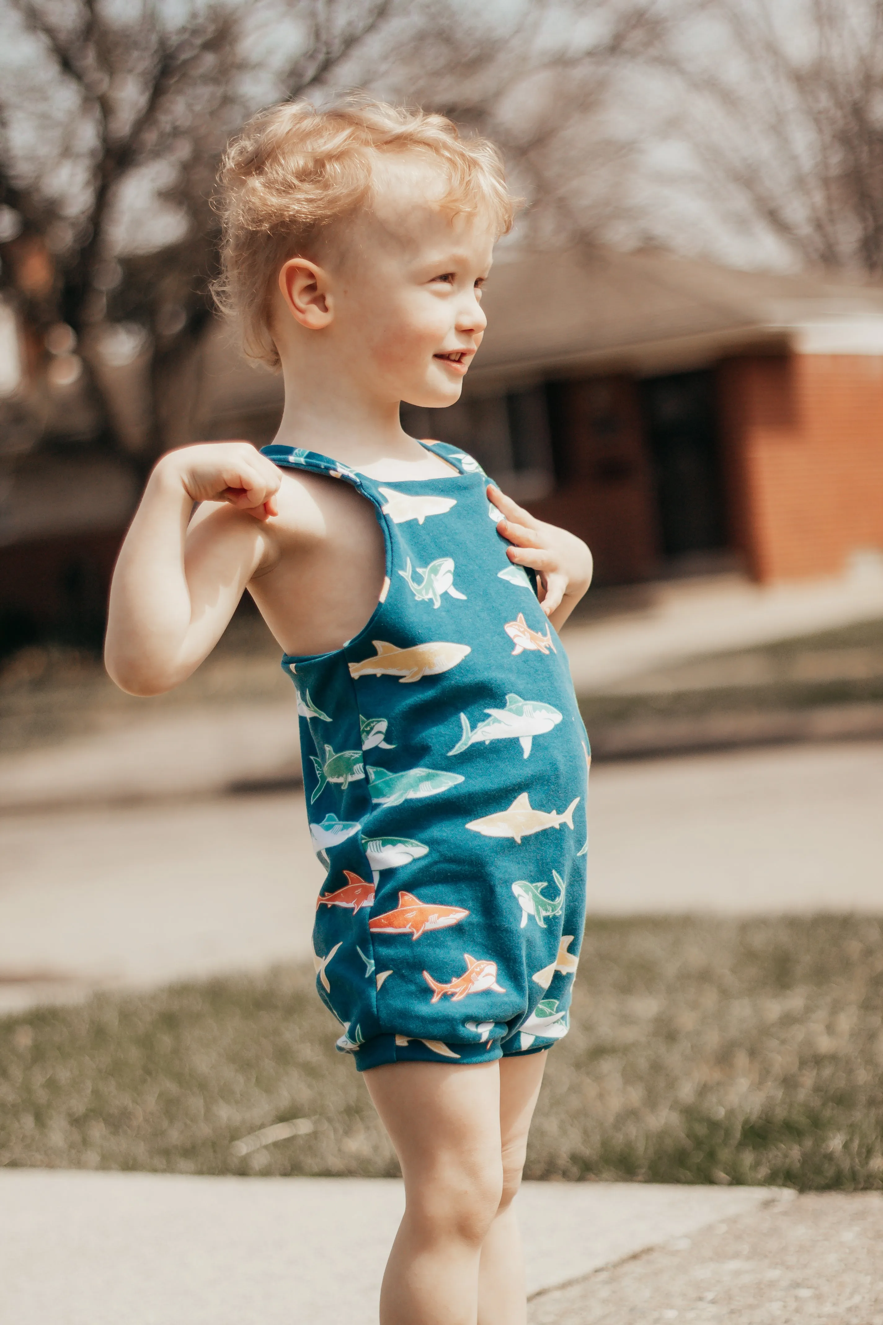 Youth Everest Overalls and Dress Digital Sewing Pattern Sizes NB-12Y